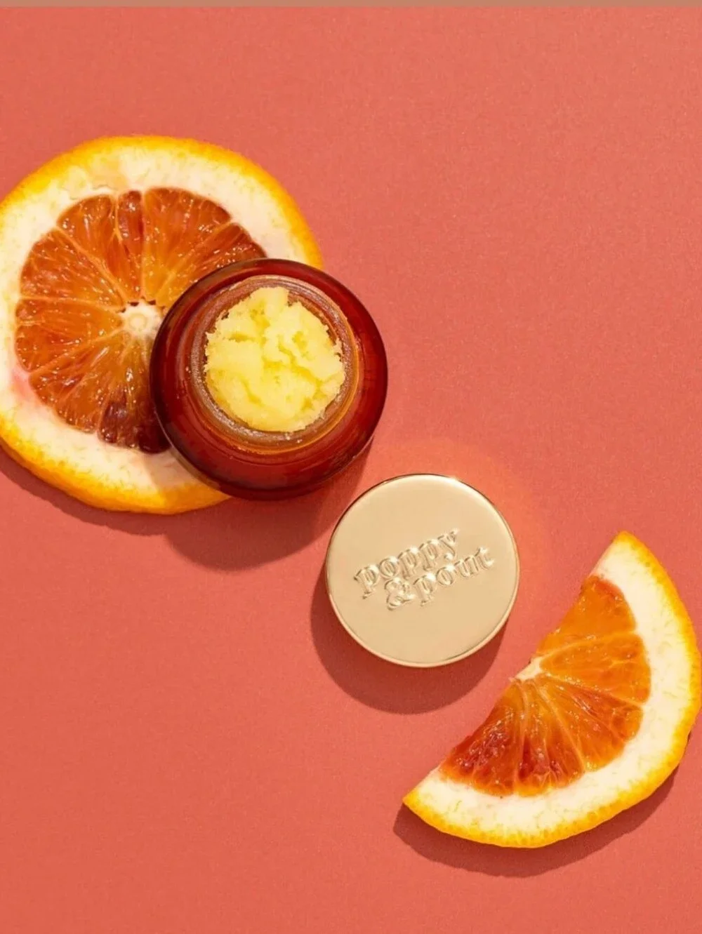 Poppy & Pout Blood Orange Mint Lip Scrub